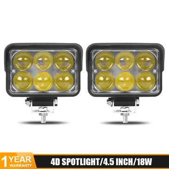 4.5 inch 18W LED Work Lamp 4D Lens Spotlight Spot Beam 6LED 6000K White LED Bar Offroad LED Work Llight bar Car driving light
4.5 inch 18W LED Work Lamp 4D Lens Spotlight Spot Beam 6LED 6000K White LED Bar Offroad LED Work Llight bar Car driving light