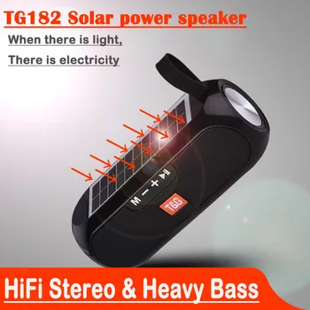 TG182 Bluetooth Speaker Portable Column Wireless 3D Stereo Music Box Solar Power Bank Boom box MP3 Loudspeaker Outdoor Speakers
TG182 Bluetooth Speaker Portable Column Wireless 3D Stereo Music Box Solar Power Bank Boom box MP3 Loudspeaker Outdoor Speakers
