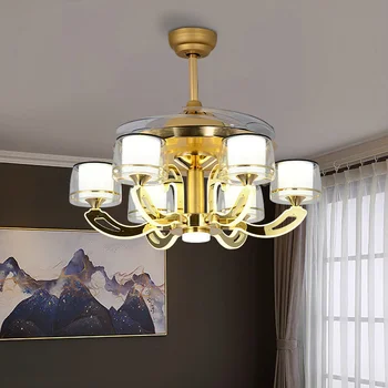 Modern Ceiling Fan Light Restaurant Invisible Ceiling Fans Light Bedroom Household Inverter Ceiling Fan with Light
Modern Ceiling Fan Light Restaurant Invisible Ceiling Fans Light Bedroom Household Inverter Ceiling Fan with Light