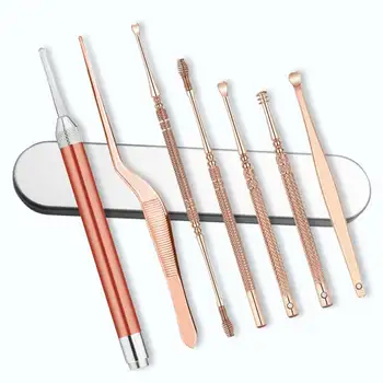 7ps Children's luminescence Ear Wax Pickers Cleaner LED Stainless Steel Ear Curette Ear Pick Cleaner Ear Spoon baby earwax Tool
7ps Children's luminescence Ear Wax Pickers Cleaner LED Stainless Steel Ear Curette Ear Pick Cleaner Ear Spoon baby earwax Tool