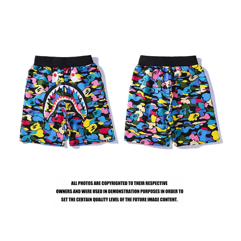 19ss Japanese-style Super Fire Shark Head Candy-Colored Camouflage Shorts Casual Couples Beach Shorts Fashion Shorts
19ss Japanese-style Super Fire Shark Head Candy-Colored Camouflage Shorts Casual Couples Beach Shorts Fashion Shorts