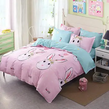 37Rabbit 4pcs Girl Boy Kid Bed Cover Set Duvet Cover Adult Child Bed Sheets And Pillowcases Comforter Bedding Set 2TJ-61021 
37Rabbit 4pcs Girl Boy Kid Bed Cover Set Duvet Cover Adult Child Bed Sheets And Pillowcases Comforter Bedding Set 2TJ-61021