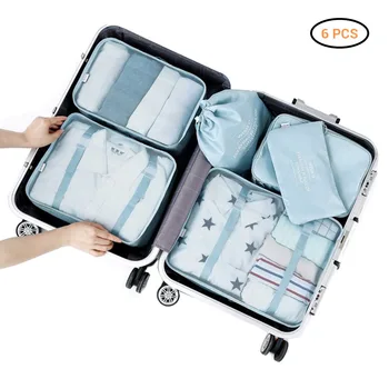 Polyester Packaging Cube Travel Bag 6 Pcs System Durable Large Capacity Bag Unisex Clothes Sorting Organize Travel Bag
Polyester Packaging Cube Travel Bag 6 Pcs System Durable Large Capacity Bag Unisex Clothes Sorting Organize Travel Bag