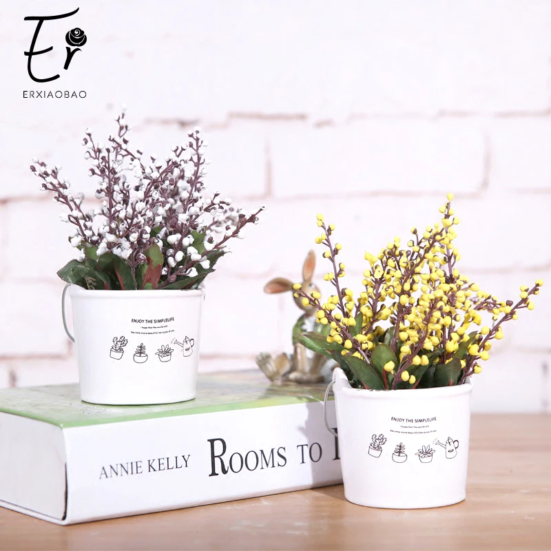 Erxiaobao Simulation Bonsai Potted Convallaria Artificial Plants with Ceramic Pot Keg Placed Table Living Room Decoration
Erxiaobao Simulation Bonsai Potted Convallaria Artificial Plants with Ceramic Pot Keg Placed Table Living Room Decoration