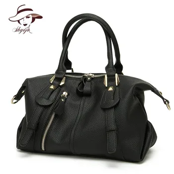 Large Capacity Black Soft Leather Messenger Bags for Women 2020 Travel Business Lady Vintage Shoulder Tote Famous Brand Handbags 
Large Capacity Black Soft Leather Messenger Bags for Women 2020 Travel Business Lady Vintage Shoulder Tote Famous Brand Handbags