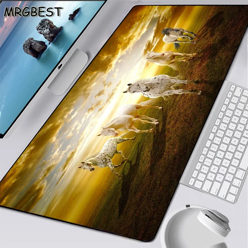 MRGBEST Group of Horse Large Size Gaming Lock Mouse Pad Non-slip Natural Rubber PC Computer Game Player Desk Mat CSGO LOL Dota L
MRGBEST Group of Horse Large Size Gaming Lock Mouse Pad Non-slip Natural Rubber PC Computer Game Player Desk Mat CSGO LOL Dota L