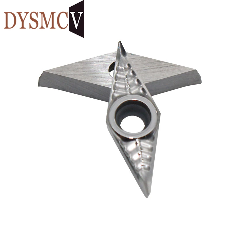 10PCS VCGT160408 AK H01 VCGT 160408 Aluminum cutter blade Insert Cutting Tool turning tool CNC Tools AL +TIN Alloy wood 
10PCS VCGT160408 AK H01 VCGT 160408 Aluminum cutter blade Insert Cutting Tool turning tool CNC Tools AL +TIN Alloy wood