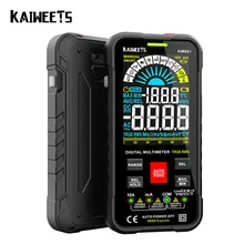 KAIWEETS KM601 9999 Counts Digital Multimeter Smart Auto Range 1000V 10A Tester Meter Ohm Hz Capacitance REL True RMS AC DC DMM KAIWEETS KM601 9999 Counts Digital Multimeter Smart Auto Range 1000V 10A Tester Meter Ohm Hz Capacitance REL True RMS AC DC DMM