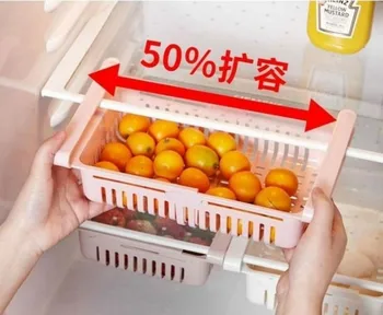 Adjustable Stretchable Refrigerator Organizer Drawer Basket Refrigerator Pull-out Drawers Fresh Spacer Layer Storage Rack
Adjustable Stretchable Refrigerator Organizer Drawer Basket Refrigerator Pull-out Drawers Fresh Spacer Layer Storage Rack