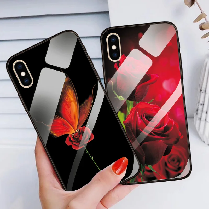 Tempered Glass Case For Apple iPhone 6 6s 7 8 Plus Tempered Glass Phone Cases For iphone X XS XR XS Max Maple Leaf Fundas
Tempered Glass Case For Apple iPhone 6 6s 7 8 Plus Tempered Glass Phone Cases For iphone X XS XR XS Max Maple Leaf Fundas