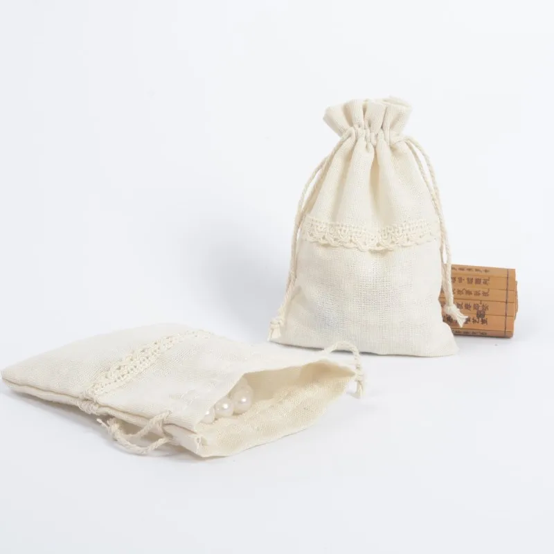 10Pcs Cotton Trim Organizer Drawstring Jute Pouch Jewelry Cosmetic Chocolate Candy Small Gift For Wedding Party navidad
10Pcs Cotton Trim Organizer Drawstring Jute Pouch Jewelry Cosmetic Chocolate Candy Small Gift For Wedding Party navidad
