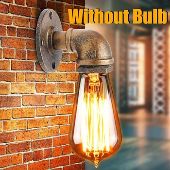 Retro Industrial Wall Lamp Water Pipe Light E27 Edison Bulbs Lighting Light Fixture Antique Metal Iron Water Pipe Sconces
Retro Industrial Wall Lamp Water Pipe Light E27 Edison Bulbs Lighting Light Fixture Antique Metal Iron Water Pipe Sconces