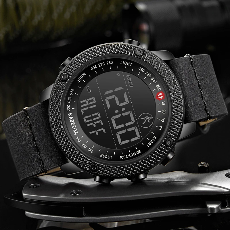 KADEMAN Топ люксовый бренд мужские спортивные часы водонепроницаемые цифровые