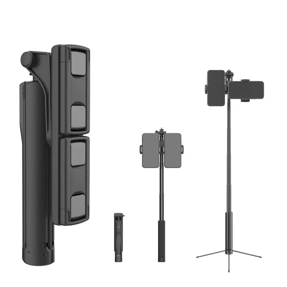2-in-1 Portable Bluetooth Phone Selfie Stick Tripod For Smartphone Tablet Universal Metal Phone Tripod Stand Mobile Phone Holder
2-in-1 Portable Bluetooth Phone Selfie Stick Tripod For Smartphone Tablet Universal Metal Phone Tripod Stand Mobile Phone Holder