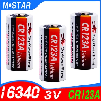 Lithium battery CR123 CR 123A CR17345 16340 cr123a 3v Non-rechargeable Batteries for Camera Gas meter primary dry battery
Lithium battery CR123 CR 123A CR17345 16340 cr123a 3v Non-rechargeable Batteries for Camera Gas meter primary dry battery