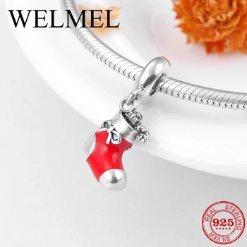 Fashion 925 Sterling Silver Cute and Delicate Christmas bow stockings Pendants Fit Original European Charms Bracelet Jewelry 
Fashion 925 Sterling Silver Cute and Delicate Christmas bow stockings Pendants Fit Original European Charms Bracelet Jewelry