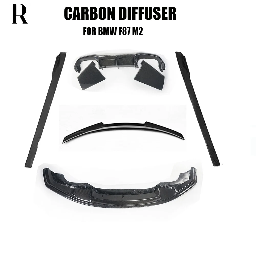 

Carbon Fiber Bodykit for BMW F87 M2 2014 - 2021 Car Styling Body Kit Front Lip & Diffuser & Side Skirt & Rear Spoiler