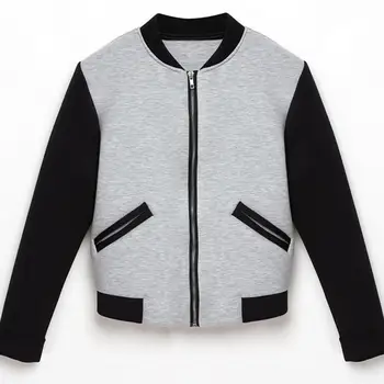 Women Jacket Baseball Fashion Contrast Short Coat Loose Large Size Pocket Zip Front Cardigan Long Sleeve Shirt Small Coat
Women Jacket Baseball Fashion Contrast Short Coat Loose Large Size Pocket Zip Front Cardigan Long Sleeve Shirt Small Coat