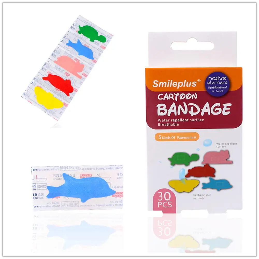 30pcs/pack Cute Waterproof Cartoon Animal Children Bandage Wound Emergency Anti-Bacterial Dressing Band-Aids High Quality
30pcs/pack Cute Waterproof Cartoon Animal Children Bandage Wound Emergency Anti-Bacterial Dressing Band-Aids High Quality