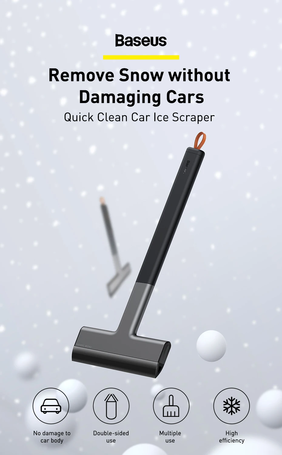 Ice Scraper Snow Removal Car Windshield Window Snow Cleaning Scraping Tool TPU Auto Ice Breaker Snow Shovel Ice Scraper Snow Removal Car Windshield Window Snow Cleaning Scraping Tool TPU Auto Ice Breaker Snow Shovel