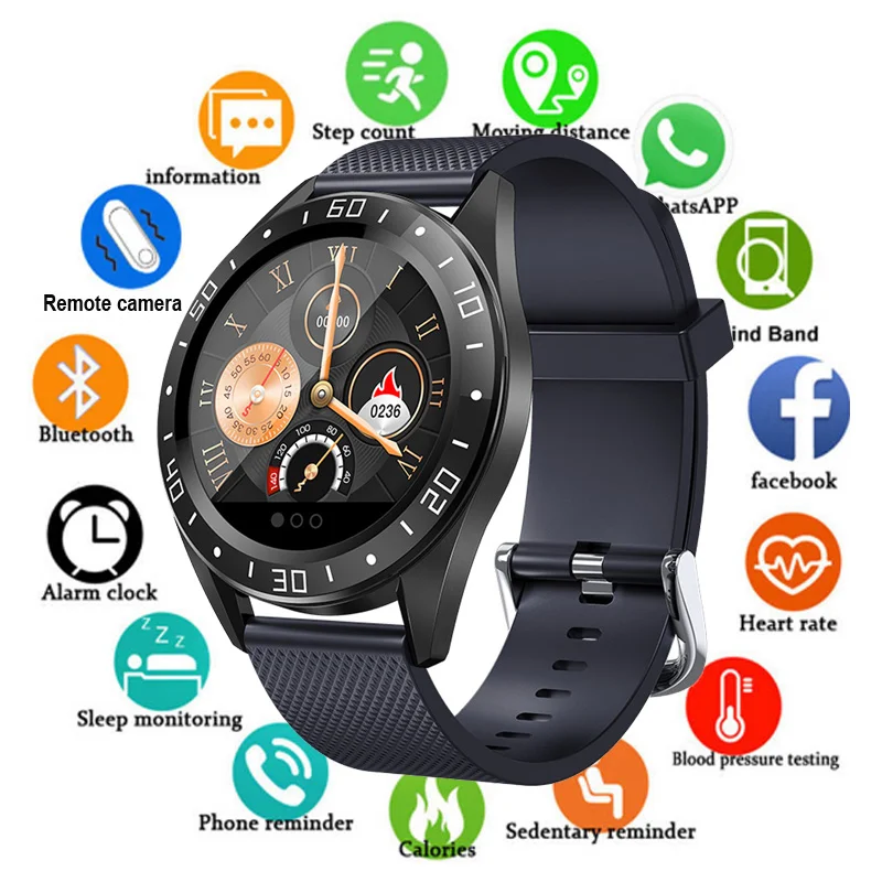 Smart Watch Men Women Electronic Clock Oxygen Blood Pressure Measurement Heart Rate Monitor Ip67 Waterproof Smartwatch For Sport |