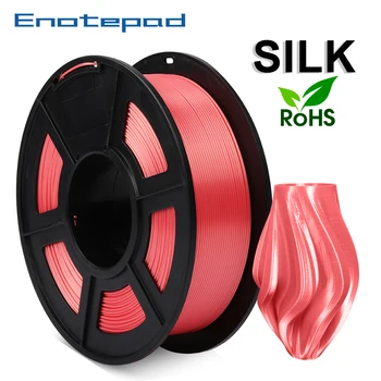Enotepad 3D printer PLA Filament 1.75mm Tolerance +/-0.02mm SILK Filament 100% no bubble tangle free With Vacuum bag packing
Enotepad 3D printer PLA Filament 1.75mm Tolerance +/-0.02mm SILK Filament 100% no bubble tangle free With Vacuum bag packing