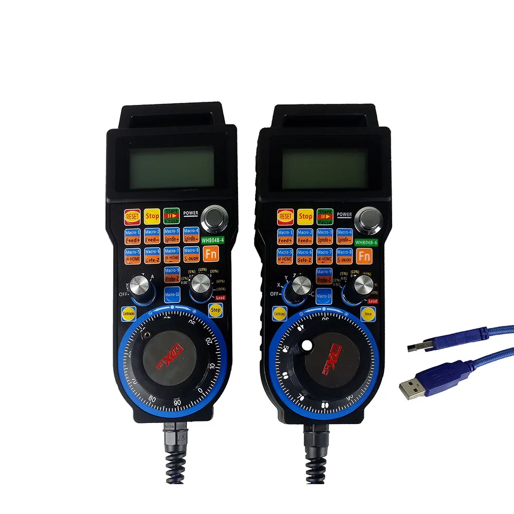 XHC LHB04B Newest Mach3 Wired MPG Pendant Handwheel CNC Controller For 4 / 6 Axis Engraving Machine NEWCARVE
XHC LHB04B Newest Mach3 Wired MPG Pendant Handwheel CNC Controller For 4 / 6 Axis Engraving Machine NEWCARVE