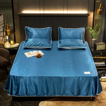 2/3 Pcs Simple Ice Silk Spring Autumn Mat Solid Color Solid Color Mat Bed Sheet Soft Mat Machine Washable Mat Sheet Sets
2/3 Pcs Simple Ice Silk Spring Autumn Mat Solid Color Solid Color Mat Bed Sheet Soft Mat Machine Washable Mat Sheet Sets