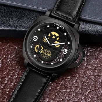 Fashion Big Dial Men's Military Skull Watch Waterproof Quartz Leather Sport Wrist Watch for Men Army Clock Relogio Masculino
Fashion Big Dial Men's Military Skull Watch Waterproof Quartz Leather Sport Wrist Watch for Men Army Clock Relogio Masculino