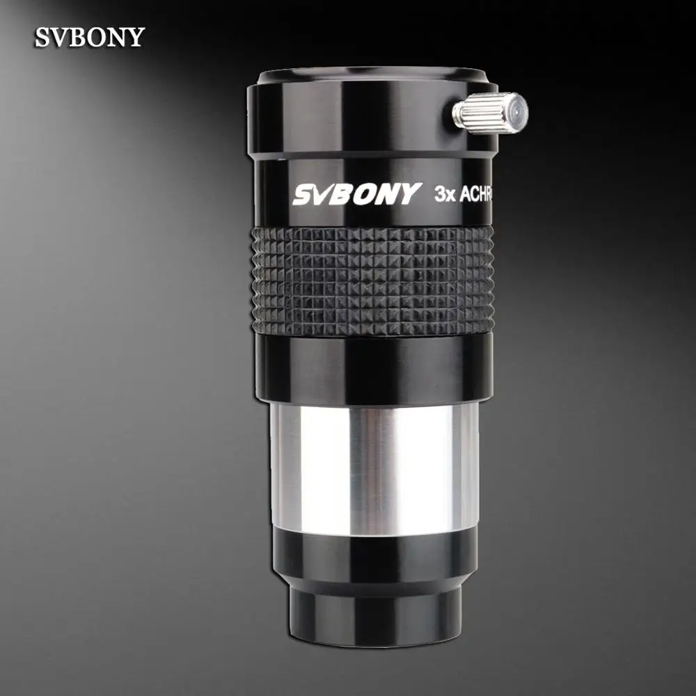 SVBONY 1.25" 3X Barlow Lens Eyepiece Multi-coated 1 Groups 2 Elements Advanced Achromatic Professional Astronomical Telescope
SVBONY 1.25" 3X Barlow Lens Eyepiece Multi-coated 1 Groups 2 Elements Advanced Achromatic Professional Astronomical Telescope