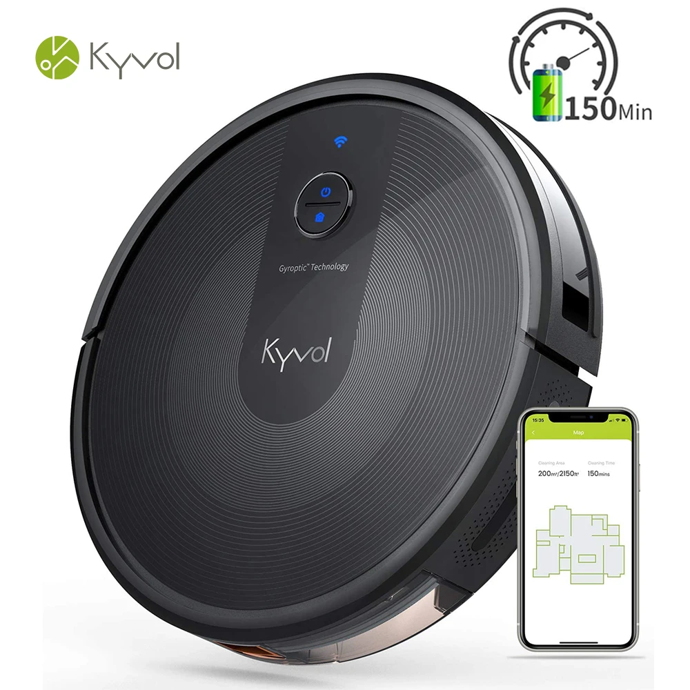 Kyvol E30 Robot Vacuum Cleaner 2200Pa Strong Suction Smart Navigation Wi-Fi Connected 150 mins Runtime Robotic Vacuum Cleaner
Kyvol E30 Robot Vacuum Cleaner 2200Pa Strong Suction Smart Navigation Wi-Fi Connected 150 mins Runtime Robotic Vacuum Cleaner