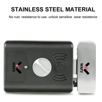 WAFU WF-014A Smart Double Fingerprint Lock Electric Lock Door Entry Power Reminder Villa Office Access Control Security System