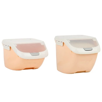 10Kg Rice Storage Box Sealed Moisture-Proof Large Capacity Grain Flour Container Orange-M & 6Kg S
10Kg Rice Storage Box Sealed Moisture-Proof Large Capacity Grain Flour Container Orange-M & 6Kg S