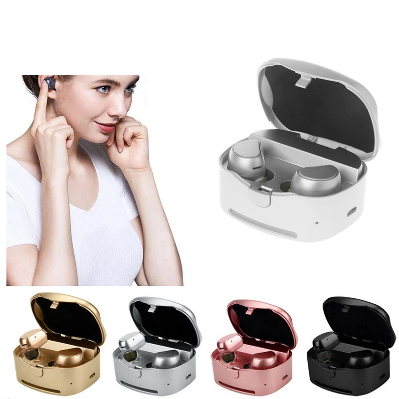 

HV-316T Twins True Wireless Bluetooth earbuds Mini stereo Bluetooth Handsfree Earphone with Charging Box For mobile phone