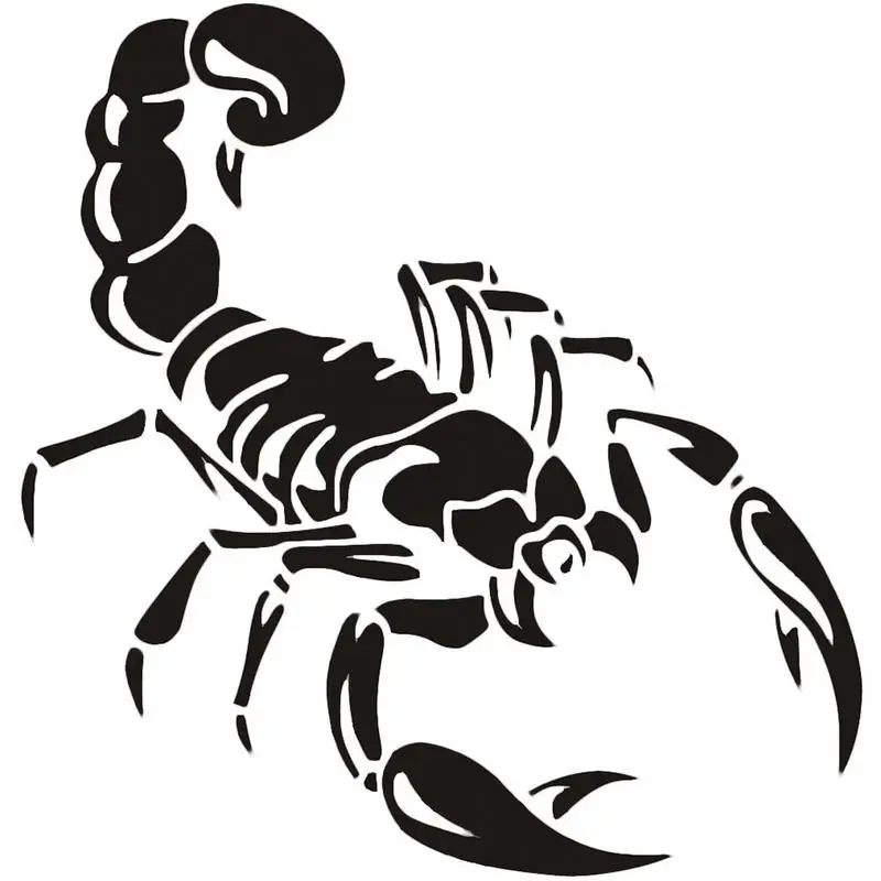 

1 Piece 30cm Cute 3D Scorpion Car Stickers Car Styling KK Vinyl Decal Sticker Car Acessories Decoration