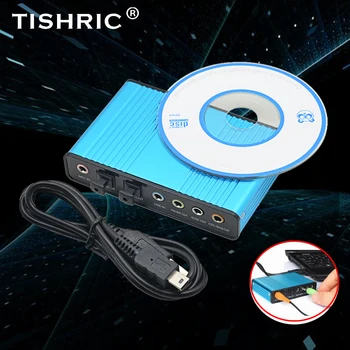 TISHRIC Professional USB 5.1 External Sound Audio Card Virtual CD Spdif Adapter Converter For Laptop Desktop Computer
TISHRIC Professional USB 5.1 External Sound Audio Card Virtual CD Spdif Adapter Converter For Laptop Desktop Computer