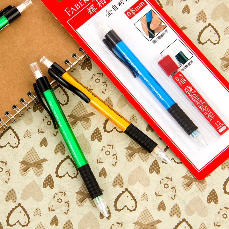 Faber-Castell 1338 Full Automatic Pencils 0.5mm Writing Pencil Set 4 Colors Optional Primary School Stationery with Refill
Faber-Castell 1338 Full Automatic Pencils 0.5mm Writing Pencil Set 4 Colors Optional Primary School Stationery with Refill