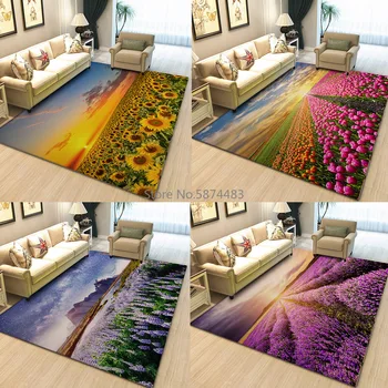 3D Countryside Landscape Plant Lavender Flower Sunflower Kitchen Living Room Bedroom Bedside Carpet 
3D Countryside Landscape Plant Lavender Flower Sunflower Kitchen Living Room Bedroom Bedside Carpet