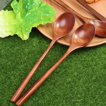 4 Pcs Wooden Spoons Long Handle Stirring Spoons Portable Eating Mixing Soup Spoons Eco Friendly Table Spoons Home Kitchen Utensi
4 Pcs Wooden Spoons Long Handle Stirring Spoons Portable Eating Mixing Soup Spoons Eco Friendly Table Spoons Home Kitchen Utensi