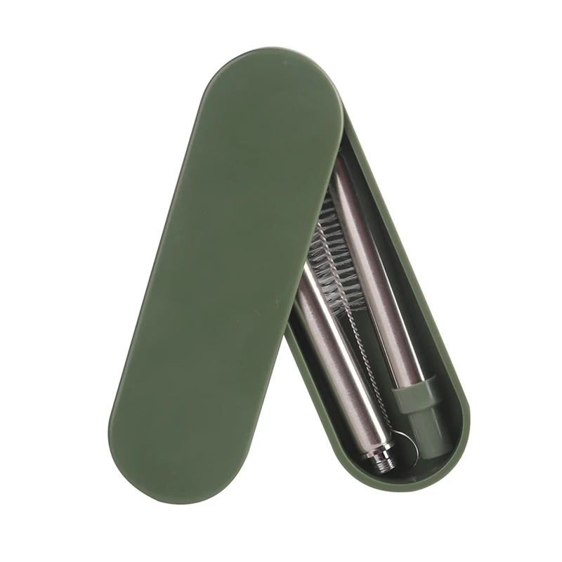 Stainless Steel Metal Straw With Brush and Box Foldable Straw Reusable Folding Tube Telescopic Drinking Straw for Travel Kitchen
Stainless Steel Metal Straw With Brush and Box Foldable Straw Reusable Folding Tube Telescopic Drinking Straw for Travel Kitchen