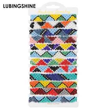 12pcs/set Bohemia Color Beaded Bracelet Women Handmade Woven Rope Chain Elastic Adjustable Bead Bracelets Girl Cuff Jewelry Gift
12pcs/set Bohemia Color Beaded Bracelet Women Handmade Woven Rope Chain Elastic Adjustable Bead Bracelets Girl Cuff Jewelry Gift