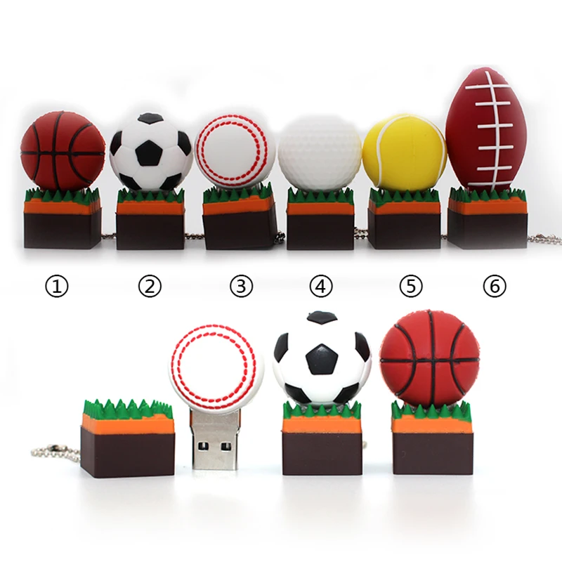 Sport Usb Flash Drive 128gb 64gb 16gb 8gb Cartoons Usb Memory Stick 32gb Basketball Football Volleyball Baseball U Disk Pendrive
Sport Usb Flash Drive 128gb 64gb 16gb 8gb Cartoons Usb Memory Stick 32gb Basketball Football Volleyball Baseball U Disk Pendrive