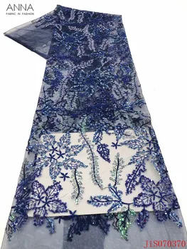 Anna blue african net lace french sequin fabric 2020 high quality embroidery nigerian tulle laces fabrics 5 yards/pcs for sewing
Anna blue african net lace french sequin fabric 2020 high quality embroidery nigerian tulle laces fabrics 5 yards/pcs for sewing