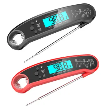 Instant Read Meat Thermometer Waterproof Ultra Fast with Backlight Digital Food Thermometer for Kitchen, Outdoor Cooking, BBQ 
Instant Read Meat Thermometer Waterproof Ultra Fast with Backlight Digital Food Thermometer for Kitchen, Outdoor Cooking, BBQ