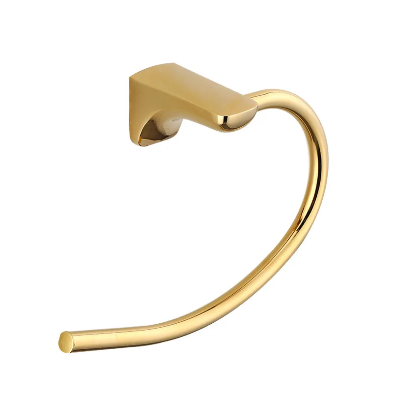 Towel holder Gold non perforated semicircle towel ring Bathroom towel rack stainless steel towel rack Bathroom pendant 
Towel holder Gold non perforated semicircle towel ring Bathroom towel rack stainless steel towel rack Bathroom pendant