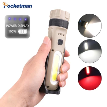 Led flashlight Ultra Bright torch T6+COB Camping light usb rechargeable waterproof Hand Light with 18650 battery work lamp 2020
Led flashlight Ultra Bright torch T6+COB Camping light usb rechargeable waterproof Hand Light with 18650 battery work lamp 2020