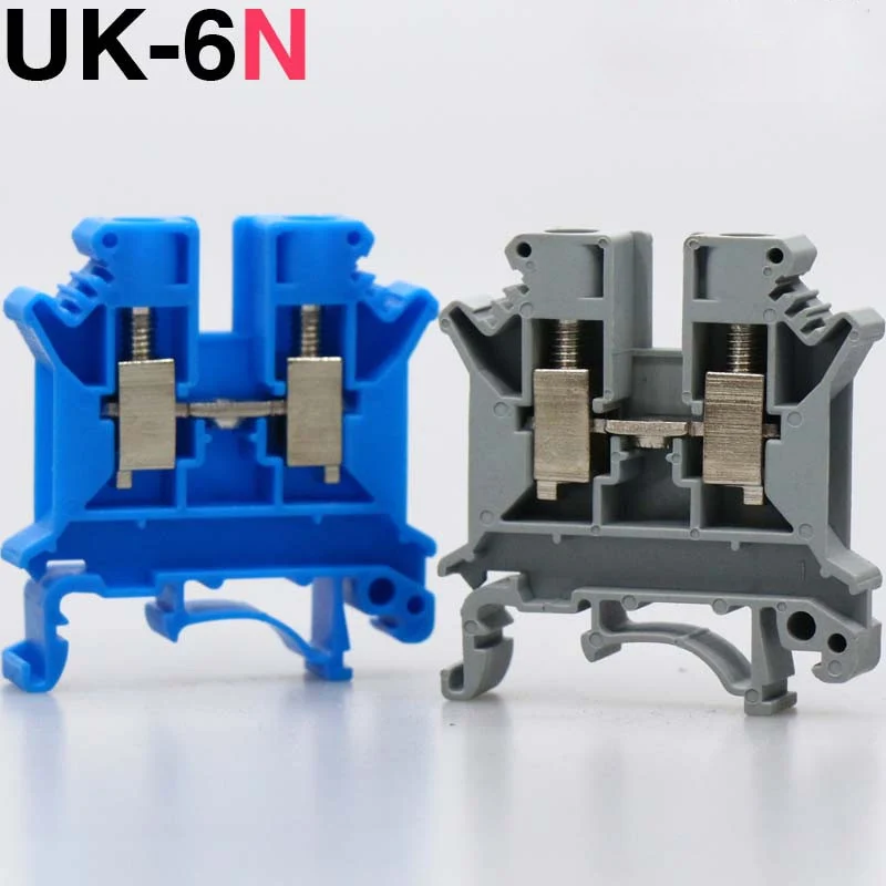 50PCS UK-6N 6square voltage terminal block rail type DIN rail universal combination terminal block multi color UK-6N
50PCS UK-6N 6square voltage terminal block rail type DIN rail universal combination terminal block multi color UK-6N