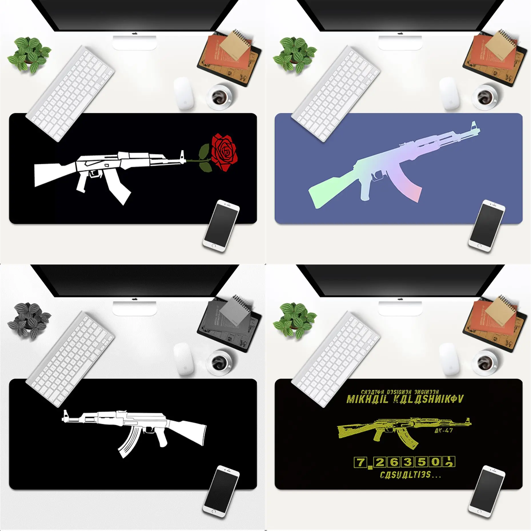 MaiYaCa Hot Sales AK47 Gun gamer play mats Mousepad Gaming Mouse Pad Large Deak Mat 700x300mm for overwatch/cs go
MaiYaCa Hot Sales AK47 Gun gamer play mats Mousepad Gaming Mouse Pad Large Deak Mat 700x300mm for overwatch/cs go
