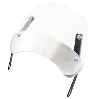 5- 7" Universal Motorcycle Accessories Vintage Clear Windshield Compact Sport Wind Deflector Visor Chrome For Harley Cafe Racer
5- 7" Universal Motorcycle Accessories Vintage Clear Windshield Compact Sport Wind Deflector Visor Chrome For Harley Cafe Racer