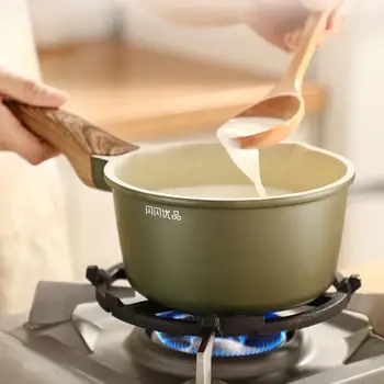 Kitchen Creative MINI Cate Maker Small milk wok with wheat stone NonStick Sauce Pan With Pot Cover frying pans be in common use
Kitchen Creative MINI Cate Maker Small milk wok with wheat stone NonStick Sauce Pan With Pot Cover frying pans be in common use